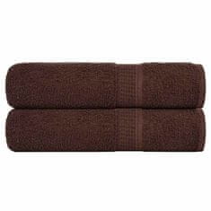 Vidaxl Kopalne brisače 2 kos rjava 100x150 cm 360 g/m² 100% bombaž