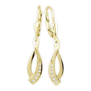 Elegantni uhani iz rumenega zlata 239 001 00857 00