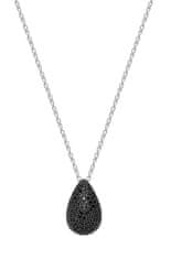 Brosway Srebrna ogrlica s cirkoni Mystery Black Fancy FMB121