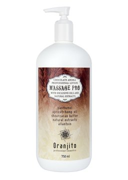 oranjito Masažni losjon Chocolate (Massage Pro Chocolate Professional Lotion) 750 ml