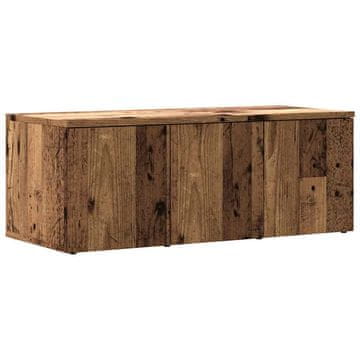 Vidaxl TV omarica Old Wood 80x34x30 cm Inženirski les