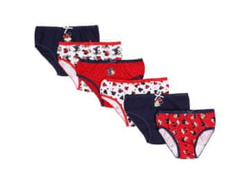 Disney 6x Dekliške spodnjice z mašno Minnie Mouse DISNEY, certifikat OEKO-TEX STANDARD 100