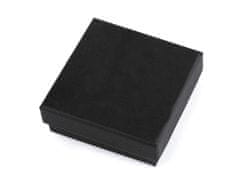 Škatlica za nakit 9x9 cm - črna mat (12 kosov)