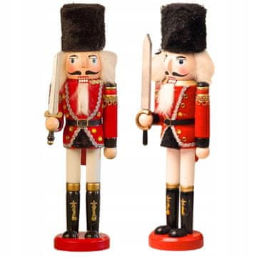 Korbi Odpirač orehov, lesena figurica, božična dekoracija, vojak, 30 cm