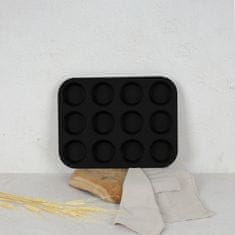 Berlingerhaus Pekač za mafine 12 kosov Matte Black Collection BH-7950