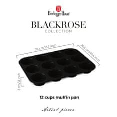 Berlingerhaus Pekač za mafine 12 kosov Matte Black Collection BH-7950