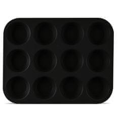 Berlingerhaus Pekač za mafine 12 kosov Matte Black Collection BH-7950