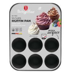 Berlingerhaus Pekač za mafine 12 kosov Matte Black Collection BH-7950
