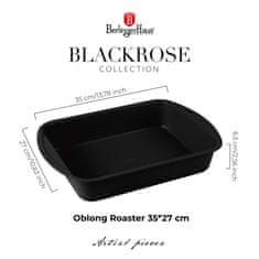 Berlingerhaus Pladenj za peko s titanovo površino 35 x 27 cm Matte Black Collection BH-7916