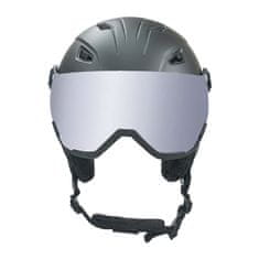 Smučarska čelada SKALLA vizir PRO / črna - M 55-58cm
