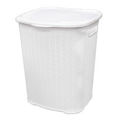 Ucsan Plastik Koš za perilo 52L PEARL bela
