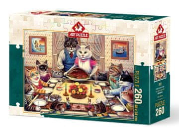 Art puzzle Sestavljanka Mačja družina 260 kosov