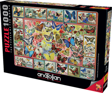 AnaTolian Puzzle Veliko metuljev 1000 kosov