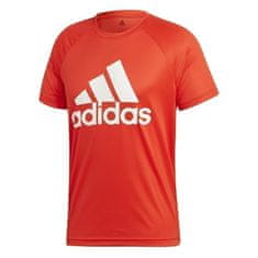 Adidas Majice obutev za trening rdeča M D2M Tee Logo