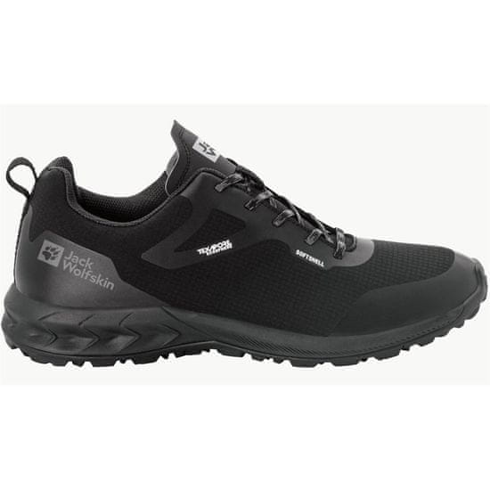 Jack Wolfskin Čevlji treking čevlji črna Woodland Shell Texapore