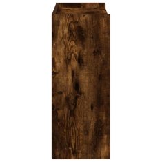 Vidaxl Regal za čevlje dimljen hrast 60x25x62 cm inženirski les