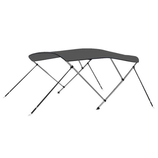 Vidaxl Bimini tenda s 3 loki antracitna 183x180x137 cm