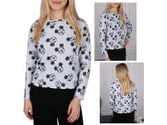 Disney DISNEY Mickey Mouse Modra bluza z dolgimi rokavi, ženska XXS