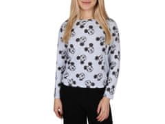 Disney DISNEY Mickey Mouse Modra bluza z dolgimi rokavi, ženska XXS