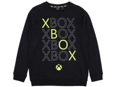 XBOX Črna, mladinska majica z dolgimi rokavi Xbox 7-8 lat 128 cm