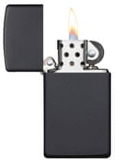 Zippo vžigalnik 1618 Slim Black Matte