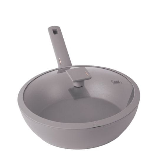 shumee WOK IZ TITANA S POKROVOM 28cm BERLINGER HAUS BH-8094 TAUPE