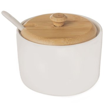 shumee PORCELANSKA POSODA ZA SLADKORNICO POSODA ZA SLADKORNICO Z ŽLICO ORION 126714