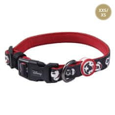 Mickey Mouse Pasja ovratnica Mickey Mouse XXS/XS Črna