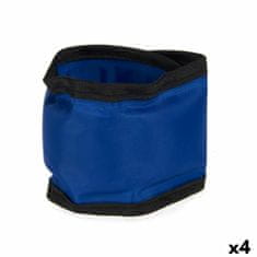 Mascow Pasja ovratnica Modra Črna PVC Gel 6,3 x 1 x 30 cm Hladilno sredstvo (4 kosov)