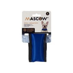 Mascow Pasja ovratnica Modra Črna PVC Gel 6,3 x 1 x 30 cm Hladilno sredstvo (4 kosov)