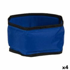 Mascow Pasja ovratnica Modra Črna PVC Gel 8 x 1 x 66 cm Hladilno sredstvo (4 kosov)