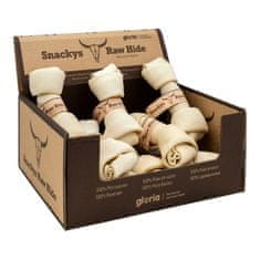 GLORIA Prigrizek za pse Gloria Snackys Rawhide 15-17 cm Vozel 10 kosov