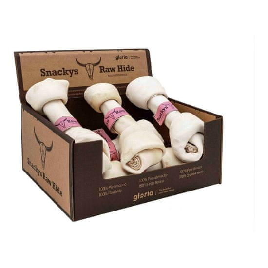 GLORIA Prigrizek za pse Gloria Snackys Rawhide 20-23 cm Vozel 6 kosov