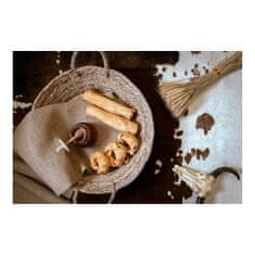 GLORIA Prigrizek za pse Gloria Snackys Rawhide Med 12 cm Donut Zvit