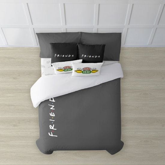 Friends Prevleka za odejo Friends Friends Marengo siva 260 x 240 cm