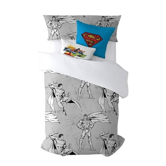 Superman Prevleka za odejo Superman Superman Siva 175 Niti 240 x 220 cm