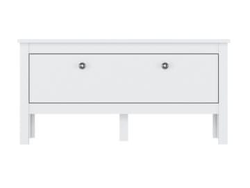 KONDELA Omarica za čevlje (omara za čevlje) Olje 1K - bela