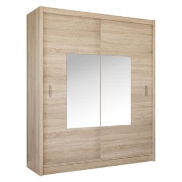 KONDELA Madrid 203 omara z drsnimi vrati