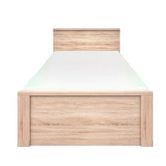 KONDELA Posteljni okvir Topty Tip 43 120 - hrast sonoma