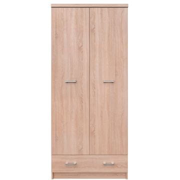 KONDELA Dvovratna omara Topty Tip 30 2D1S - hrast sonoma