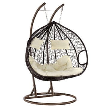 KONDELA Dalvea 2 Novo viseči gugalni stol