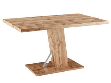 KONDELA bolečina jedilna miza 138x90 cm