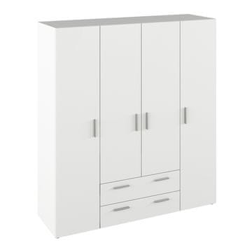 KONDELA Korny štirivratna omara s predali