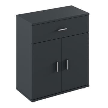 KONDELA Adele tip 2 dvovratna komoda s predalom