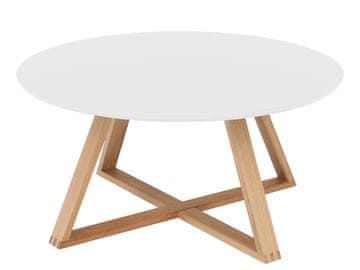 KONDELA Infero okrogla klubska mizica