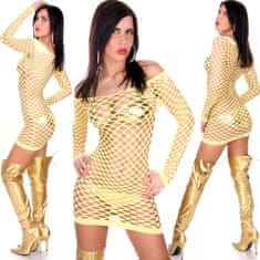 Amiatex Ženski erotičen kostim 76327, rumena, UNIVERZáLNí