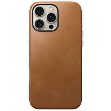 Nomad Traditional Leather case, english Tan-C, iPhone 16 Pro Max