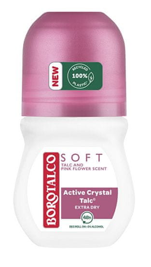Borotalco Kroglični deodorant Soft (Deo Roll-On) 50 ml