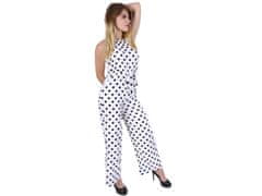 PARISIAN Beli kombinezon s pikicami Parisian XS
