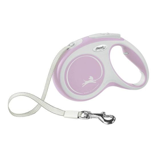 Flexi Pasji svinec Flexi NEW COMFORT Roza Velikost M